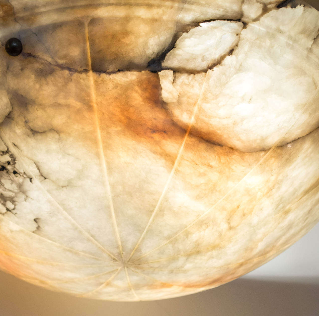 alabaster bowl lighting