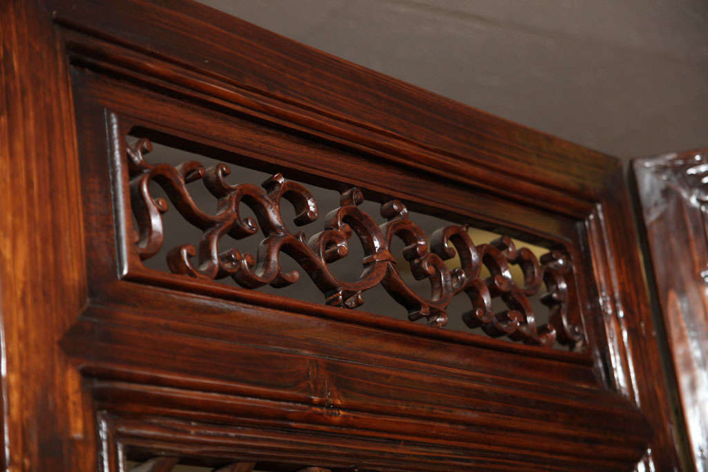 Carved Wood Screen 2