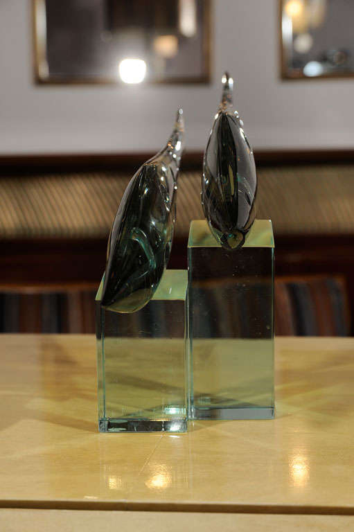 Glass Seguso Fish Sculpture Murano
