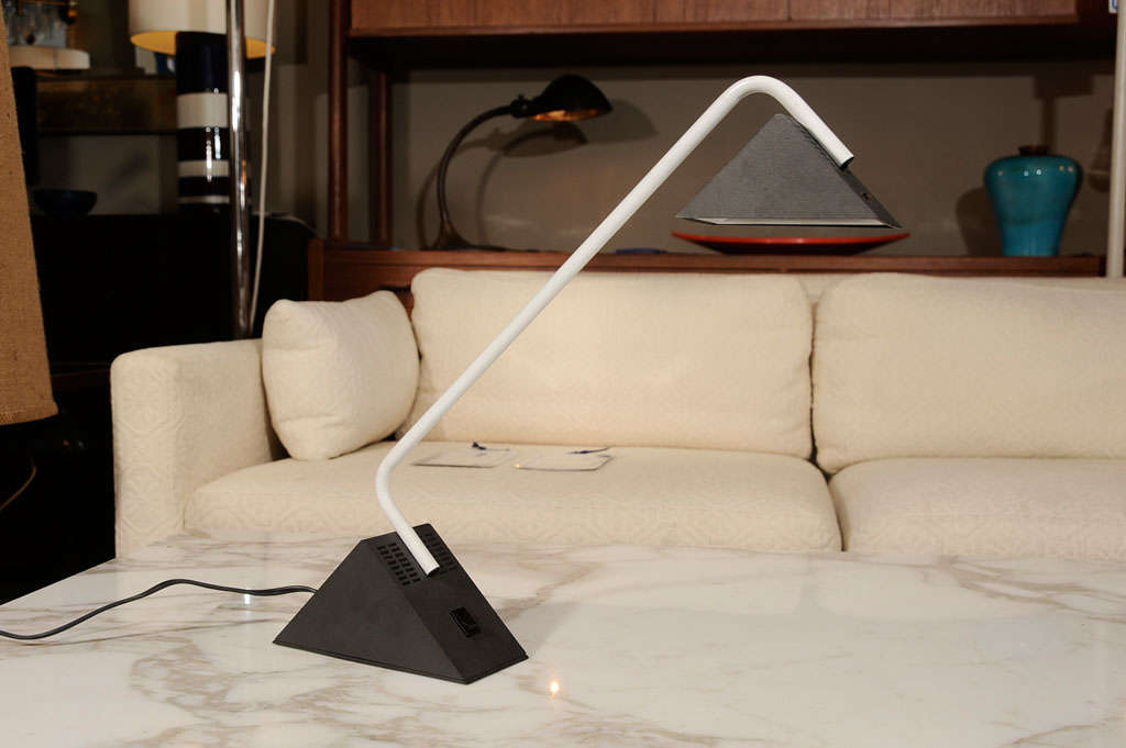 Italian White & Gray Desk Lamp by Disegno Italia 1
