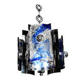Murano Blue Glass
Chrome Chandelier Murano Blue Glass
Chrome Chandelier