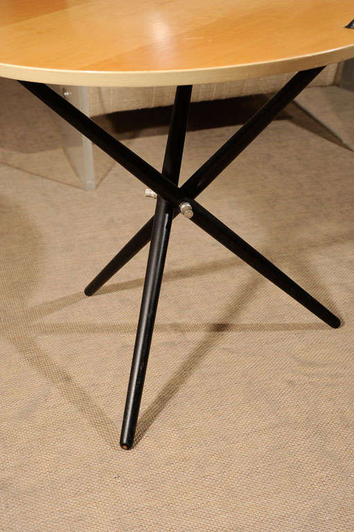 American Hans Bellman Tripod Table for Knoll