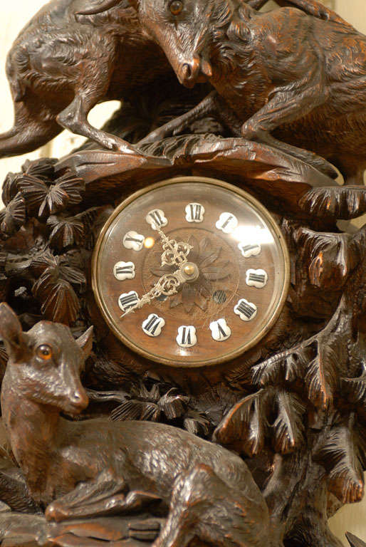 Black Forest Bracket Clock For Sale 4