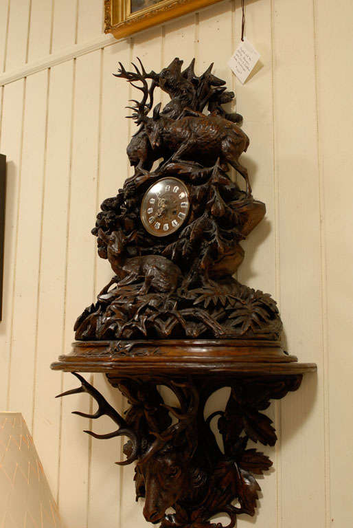 Black Forest Bracket Clock For Sale 5