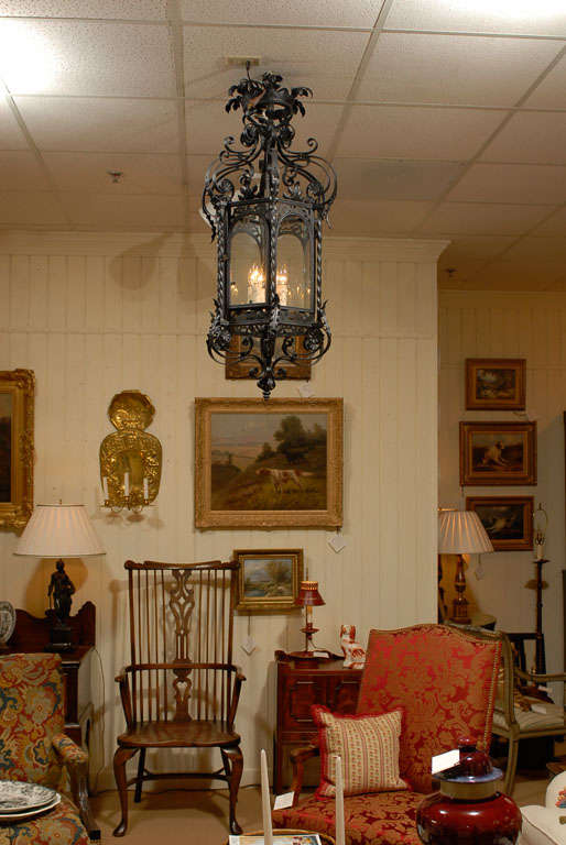 French Iron Lantern