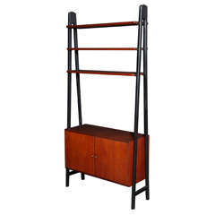 Retro Free Standing Shelf Unit / Bookcase