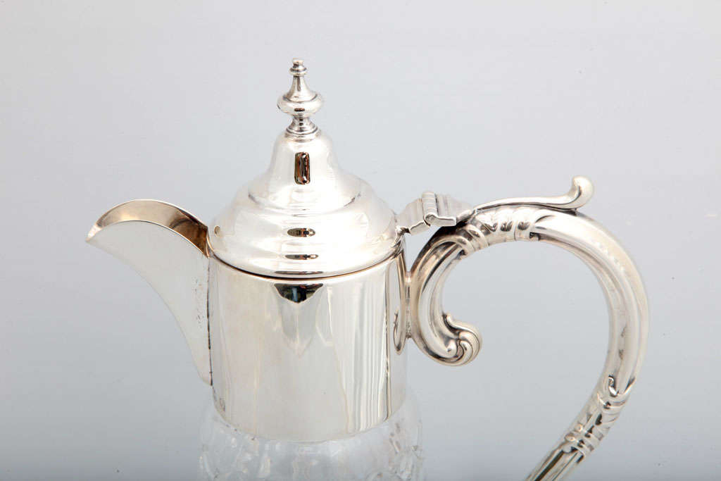 Sterling Silver-Mounted Claret Jug 1