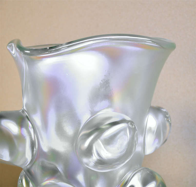 20th Century Pair Of Murano Glass Vases