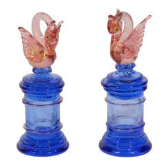 Vintage A pair of Venetian Glass paperweights