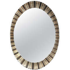 Silver-leafed Resin MIrror