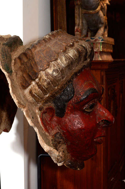 Shiva and Parvati Festival Masks For Sale 2