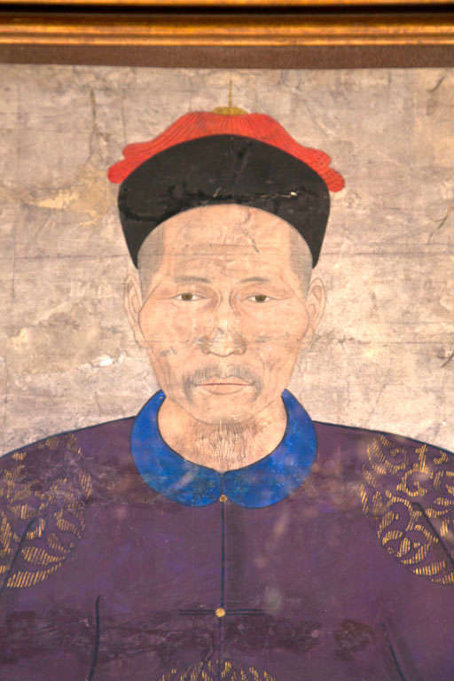 Pair Chinese Ancestral Portraits 4