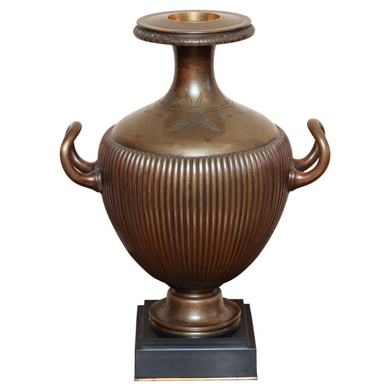 19th century Neo-classical Bronze Urn