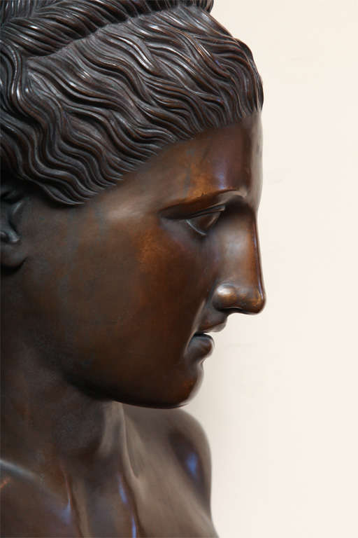 Italian 19th century Neo-classical Bronze Bust For Sale