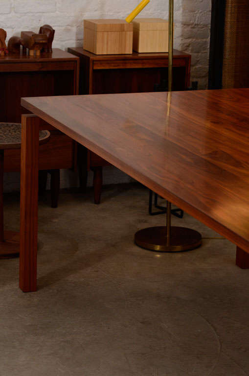 Solid walnut dining table by Strand + Hvass 1