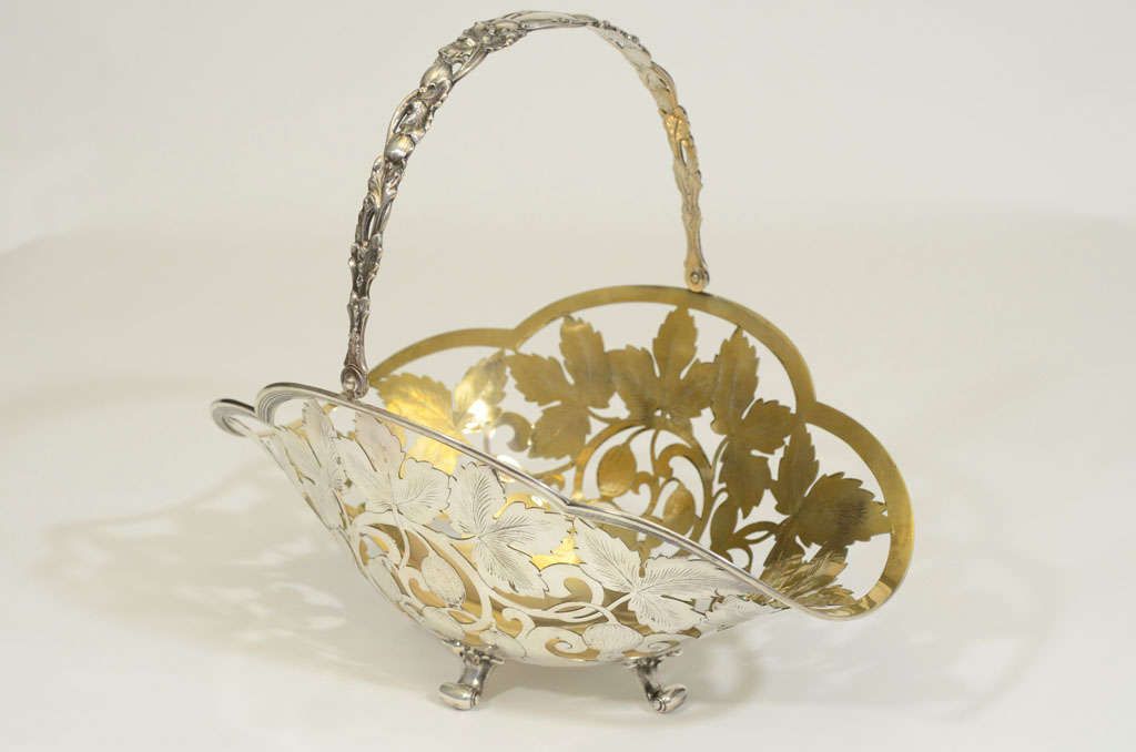 Tiffany Sterling Silver Reticulated Basket