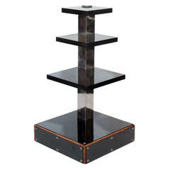 Art Deco Three TierTable from the Estate of Andy Warhol