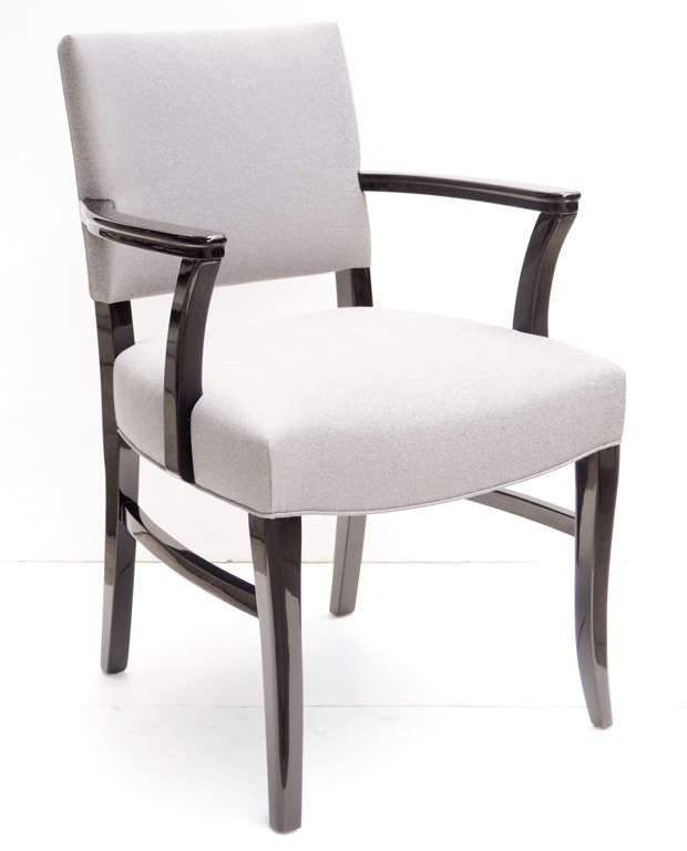 Set of 8 Modernist Dining Chairs Designed by Eugene Schoen