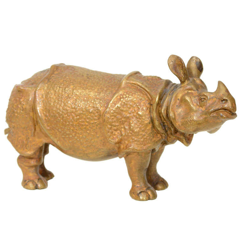 Austrian Bronze Rhinoceros