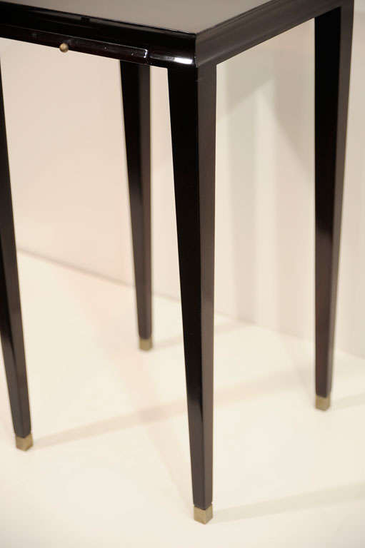 1940's Telephone Table in Mahogany Designed by Jacques Adnet