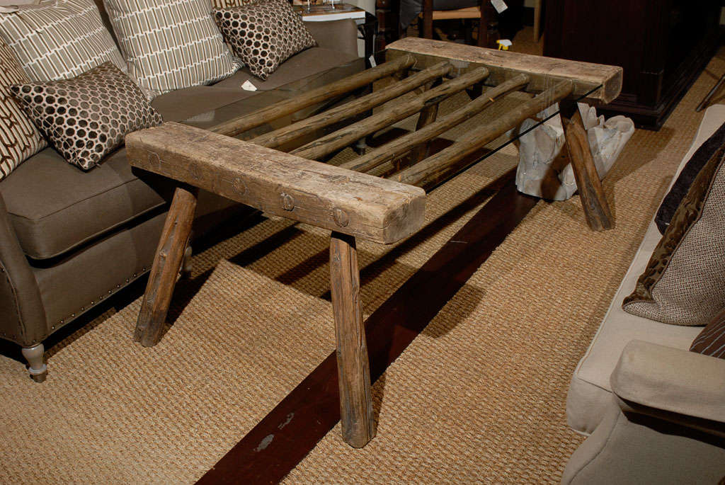 Antique Drying Rack Coffee Table