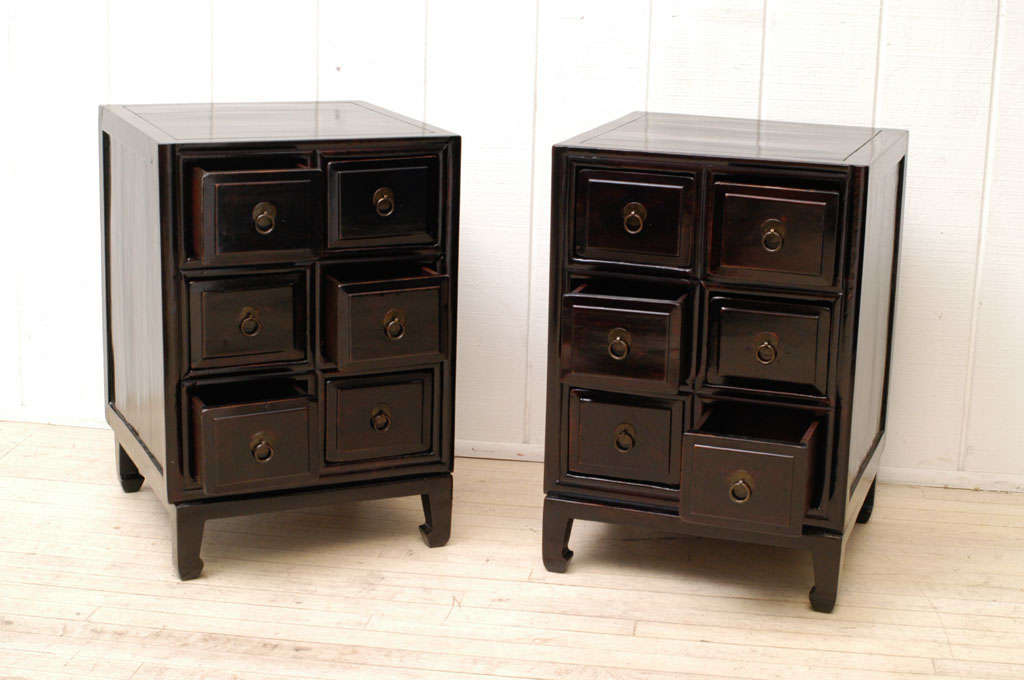 Pair of Apothecary Chests