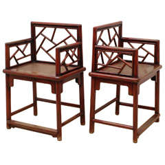 Qing Dynasty Rose Chairs