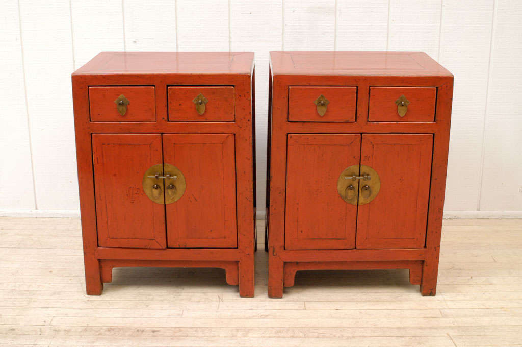 Chinese Pair of Small Chests