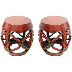 Pair of Chinese Stools, 18th C