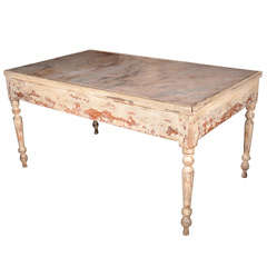 19th c Portuguese Work Table