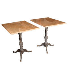 Marble and Iron Tables