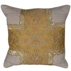 Italian Silk Brocade Pillow