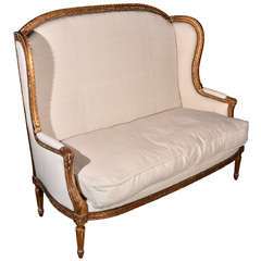 Louis XVI Gilded Canape