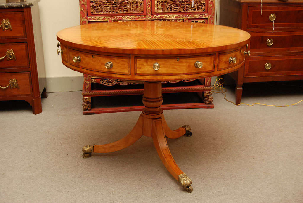 English Drum Table