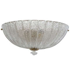 Set of Seven Wall Sconces in Murano Glass