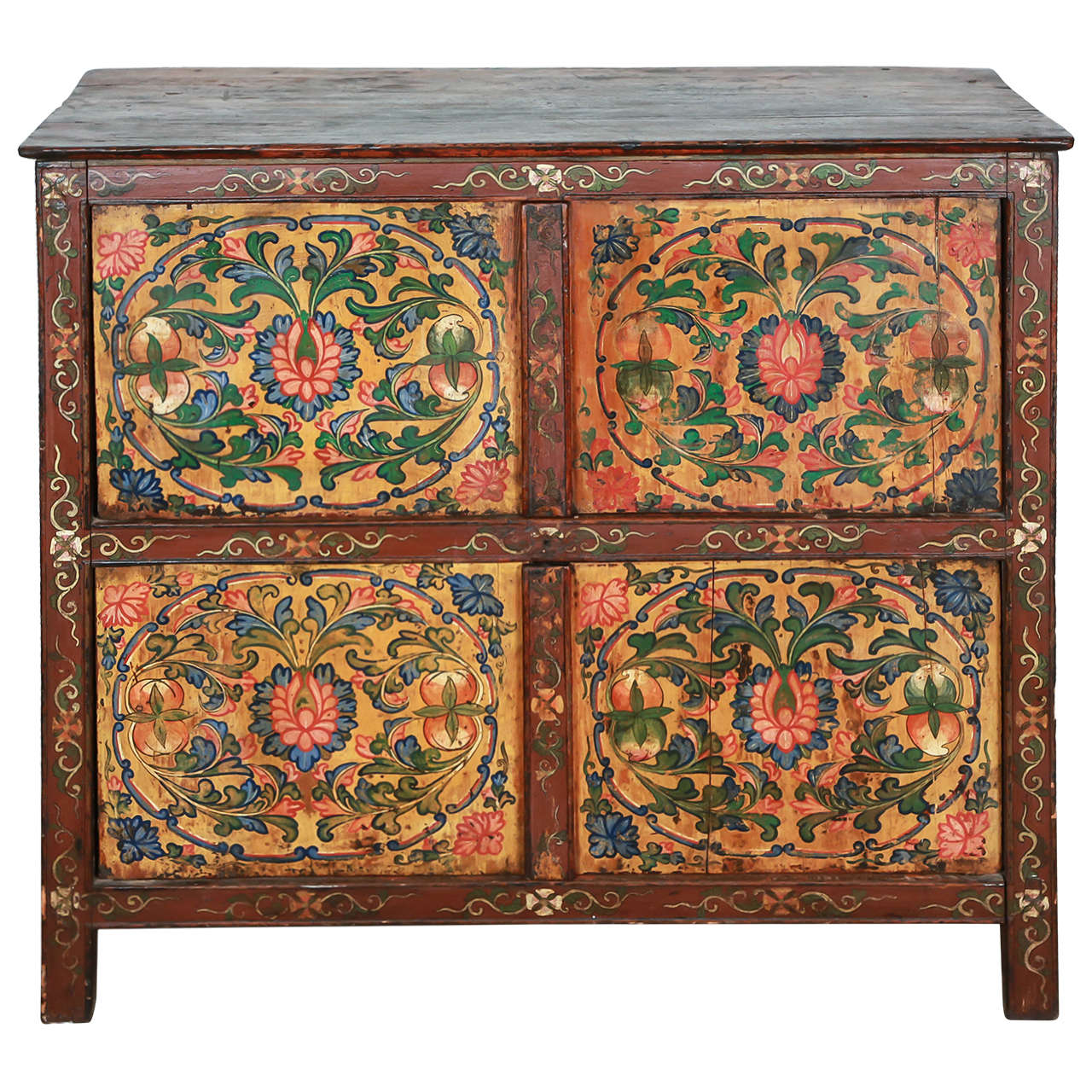 Tibetan Dowry Cabinet