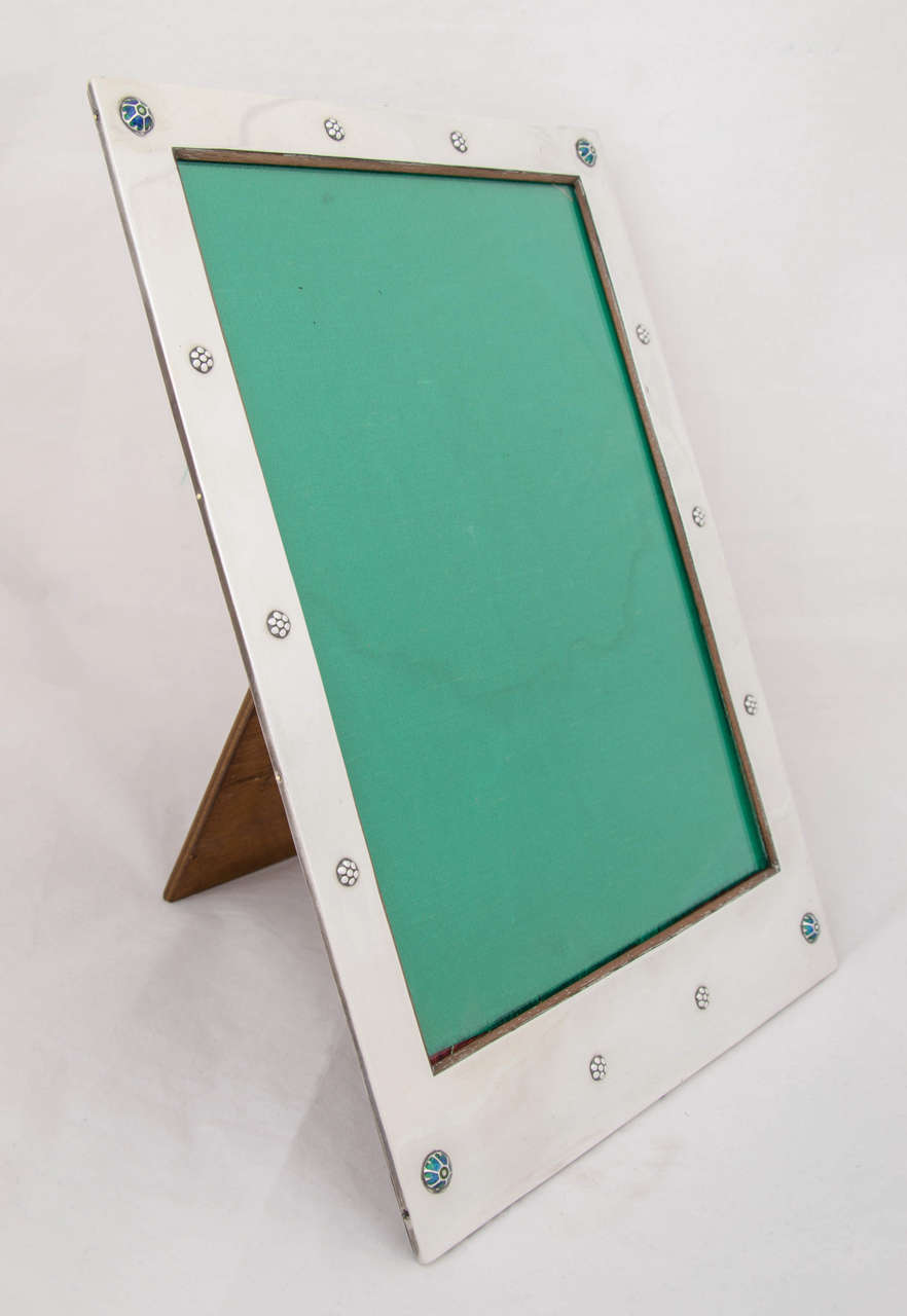 Liberty & Co. Silver & Enamel Photo Frame