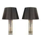 Pair of Lamps by Frederick Carder for Steuben, American 1930s