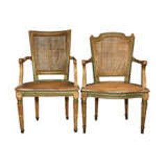 Two Louis XVI Style Side Chairs 9