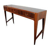 3-Drawer Rosewood Console Table