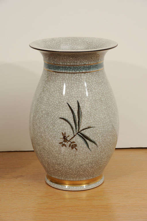royal copenhagen crackle vase