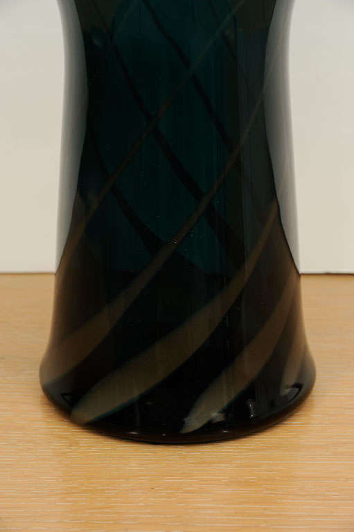 Mid-Century Modern Vase « Pipe » de Venini