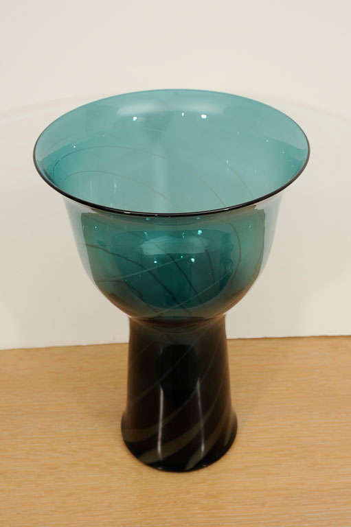 Vase « Pipe » de Venini Excellent état à New York, NY