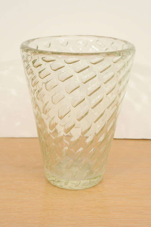 Murano Glass Vase In Excellent Condition In New York, NY