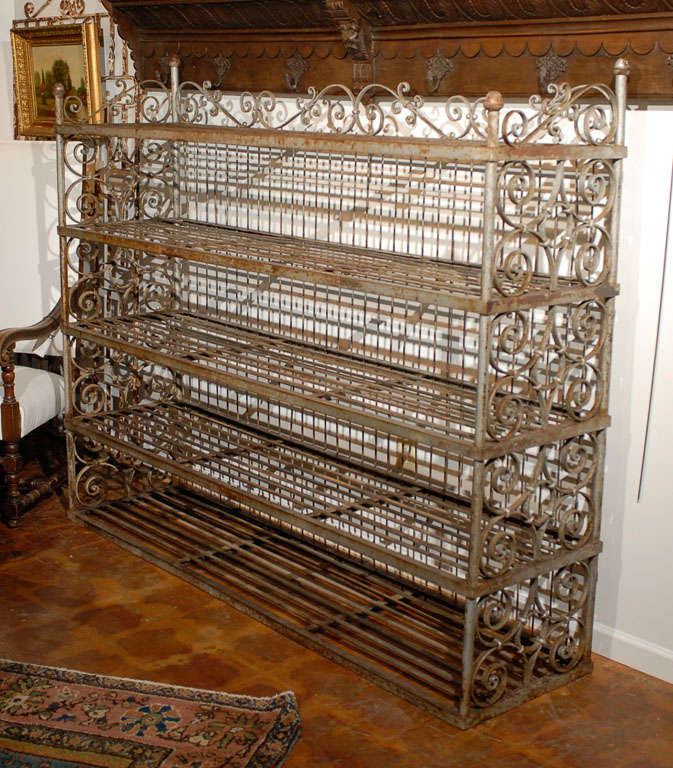 Fabulous French Iron Bakers Rack 7