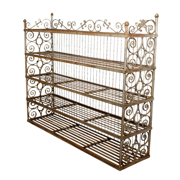 Fabulous French Iron Bakers Rack