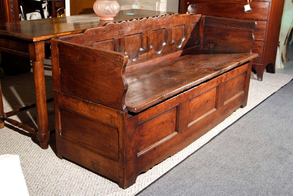 Wood French Provincial Settee