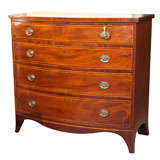 English Bowfront Chest of Drawers