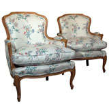 Pair of French Bergere Chairs