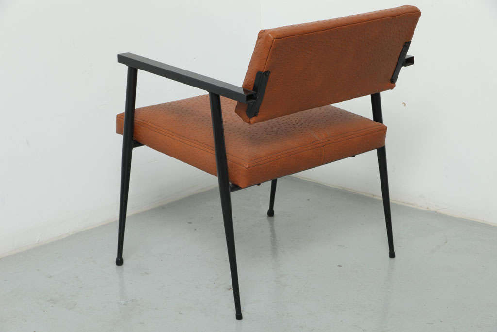 Metal Armchair by Louis Sognot
